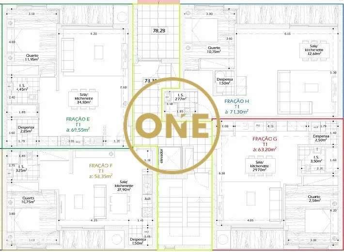 Apartamento T1 em Construção em Calendário - Grande imagem: 2/4
