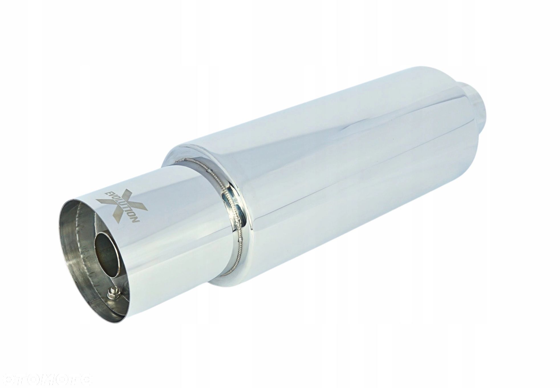 Tłumik Końcowy PRZELOTOWY wejście 63mm Końcówka 102mm JDM nierdzewka - 4