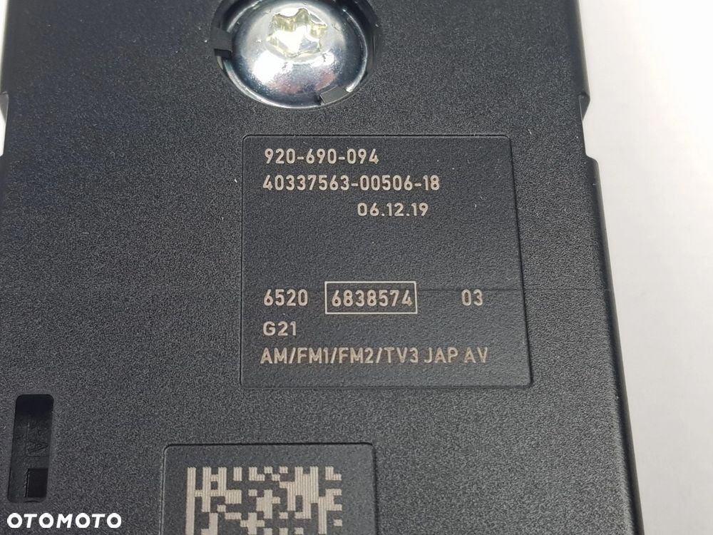 NOWY ORYGINALNY Wzmacniacz Moduł Antenowy BMW 3 G20 G21 6838574 - 8
