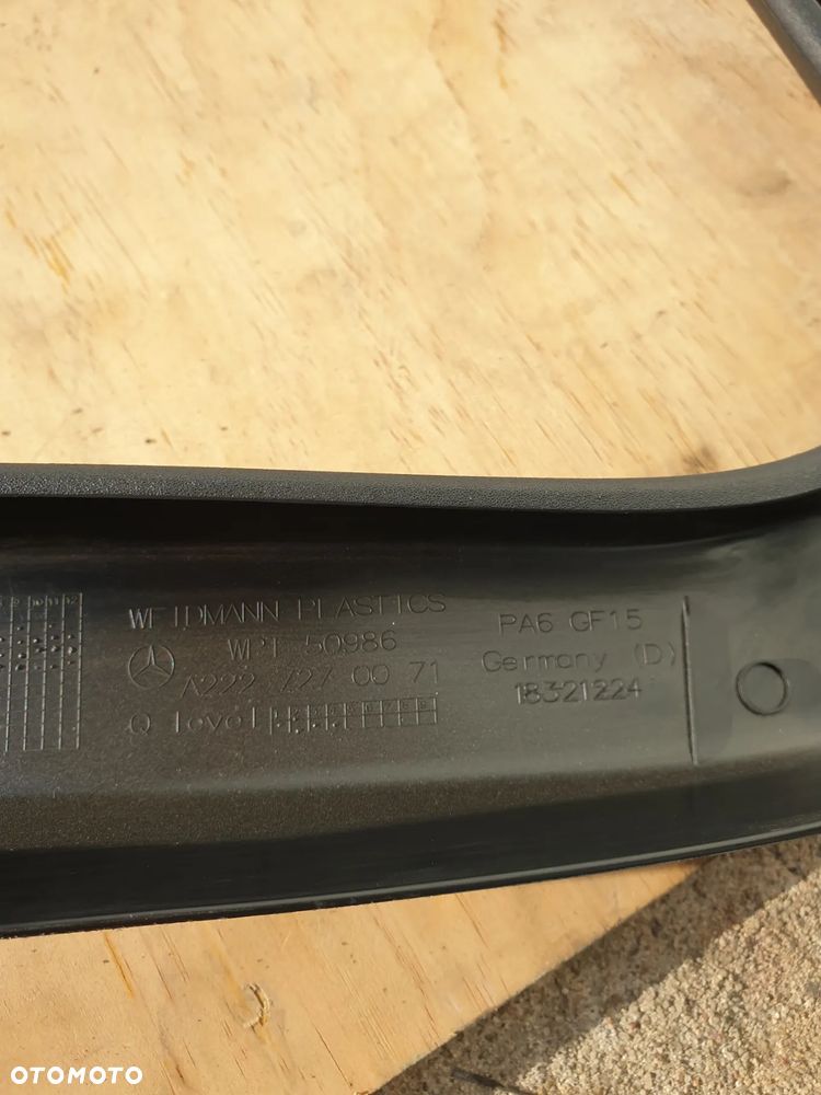 LISTWA ZGARNIAJĄCA PRZYSZYBOWA  LEWY LEWA  PRZÓD TYŁ MERCEDES S KLASA  W222 A2226730165 A22267303 USZCZELKA DRZWI - 31