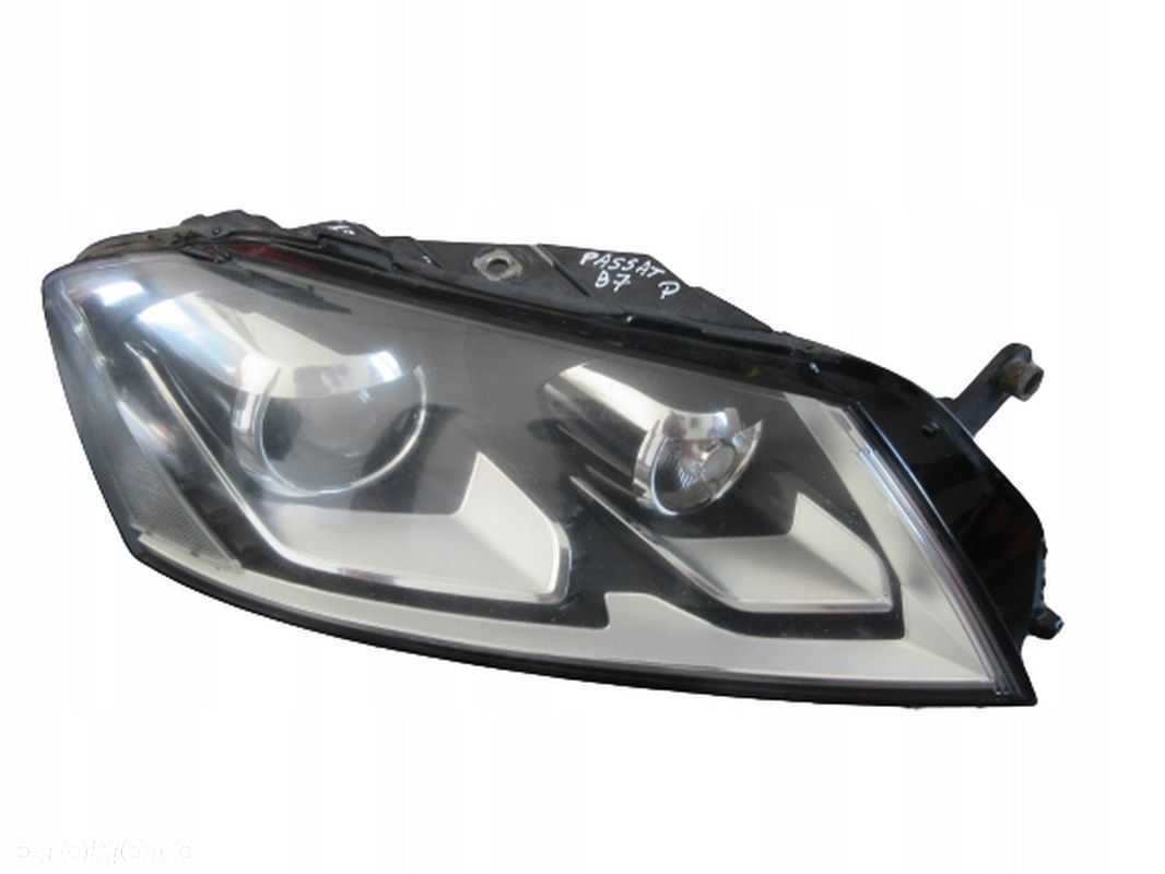 LAMPA REFLEKTOR PRAWY VW PASSAT B7 BI-XENON SKRĘTNY LED - 1