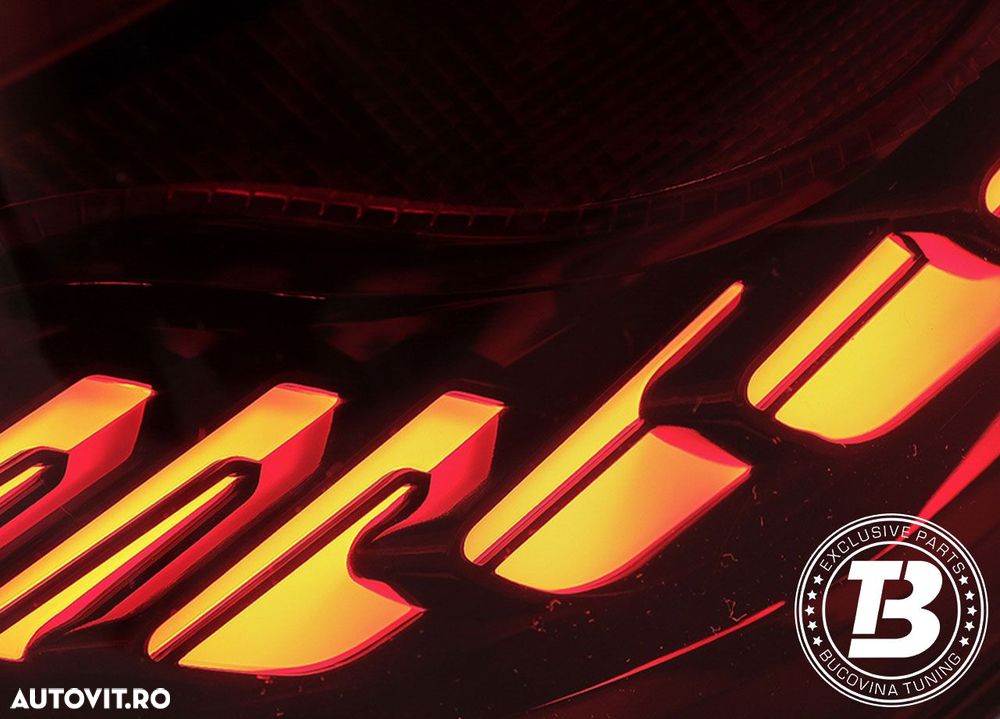 Stopuri Full LED compatibile cu VW Golf 6 VI Red Smoke Design - 6