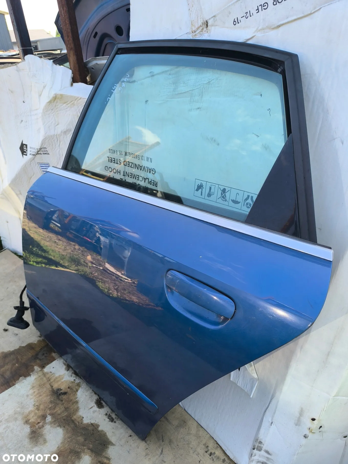 AUDI A4 B6 DRZWI LEWY TYŁ LEWE TYLNE - 3