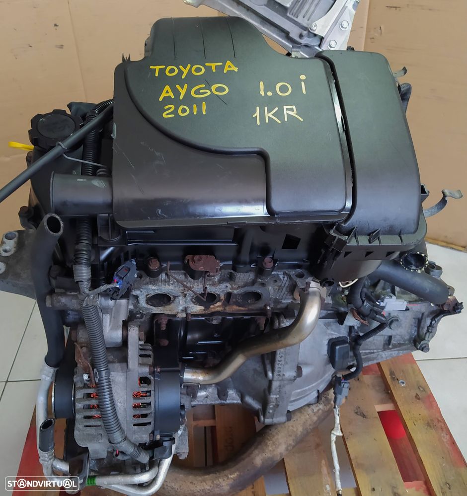 Motor Toyota Aygo - Yaris 1.0i 68cv 1KR caixa velocidades  Telf 933 023 959 - 2