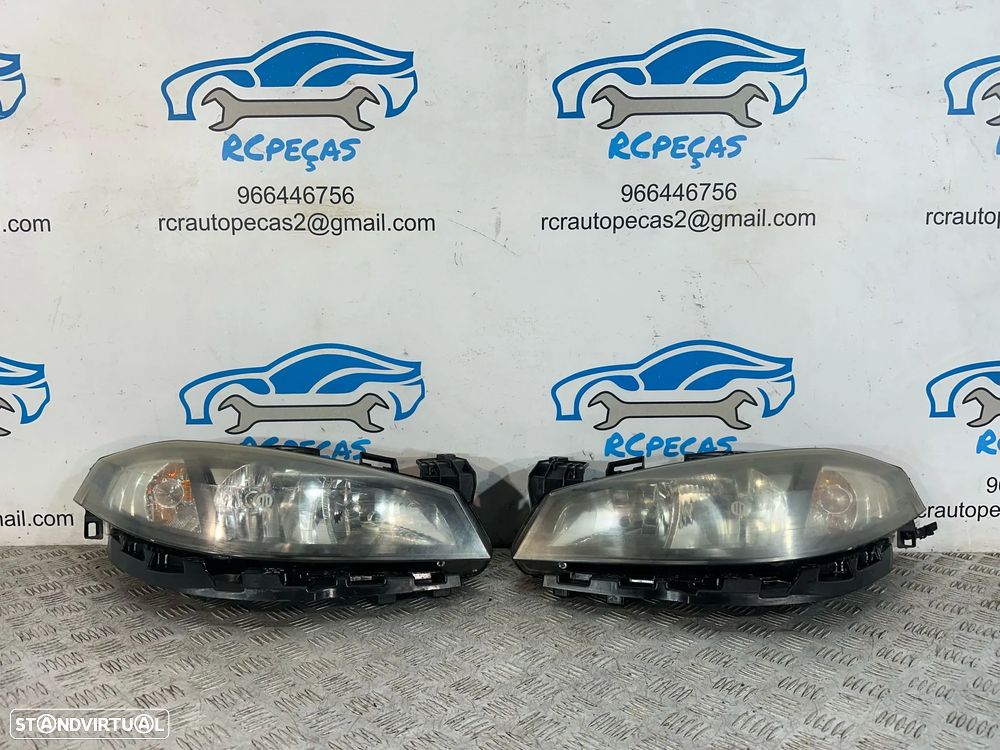 .Conjunto Oticas Farois Frontal Frente Esquerda Direita Halogenio Original Renault Laguna 2 Mk2 2001 - 2007 - 4