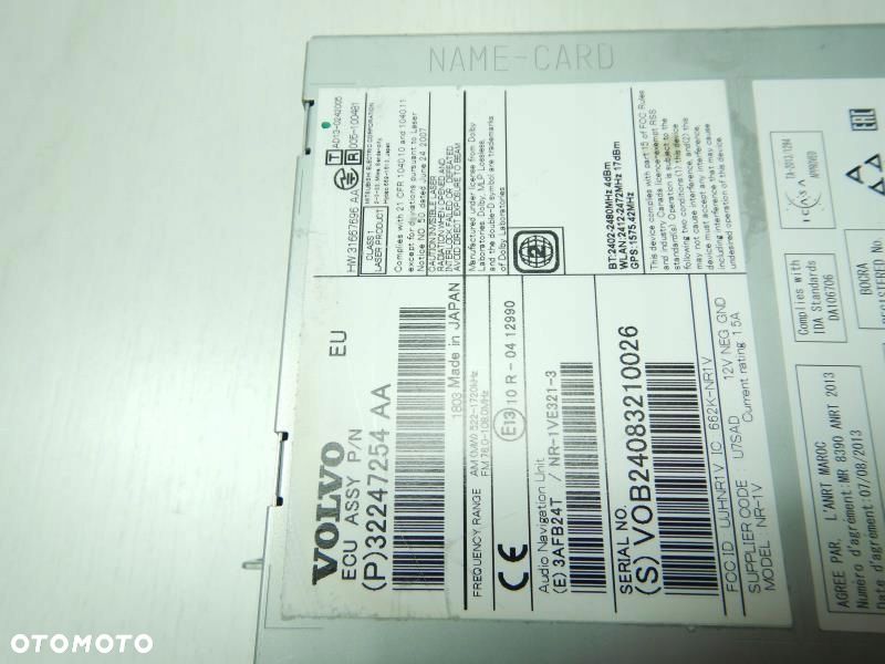 VOLVO V40 II XC40 RADIO 32247254 - 8