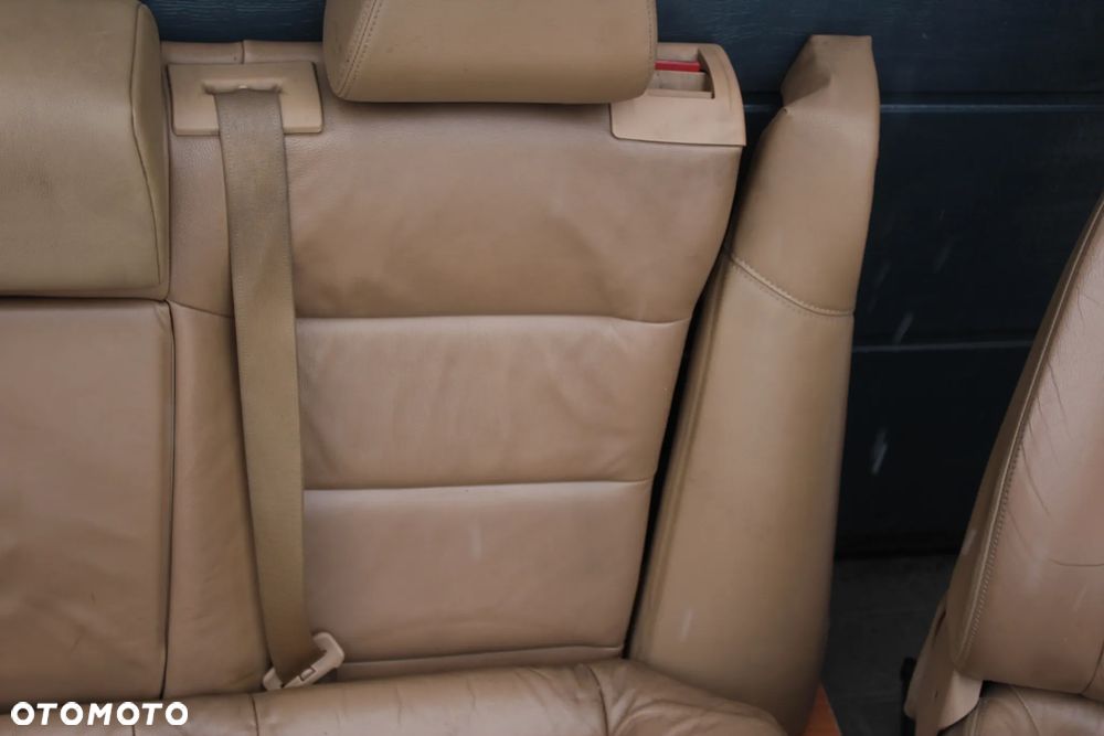 FOTELE PRZÓD FOTELE TYŁ BOCZKI PODŁOKIETNIK GRZANE PRZYCISKI PODGRZEWANIA OPEL VECTRA C KOMBI SKÓRA JASNA EUROPA - 12