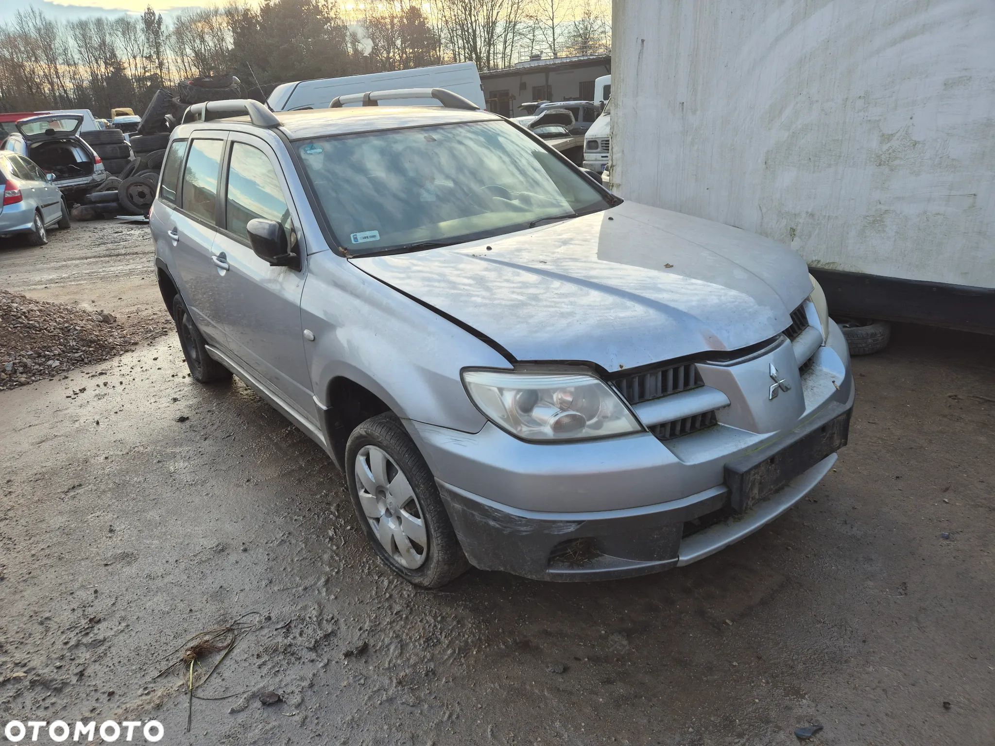mitsubishi outlander I silnik 4g63 skrzynia sanki belka przód tył wahacz zacisk zwrotnica maglownica - 1