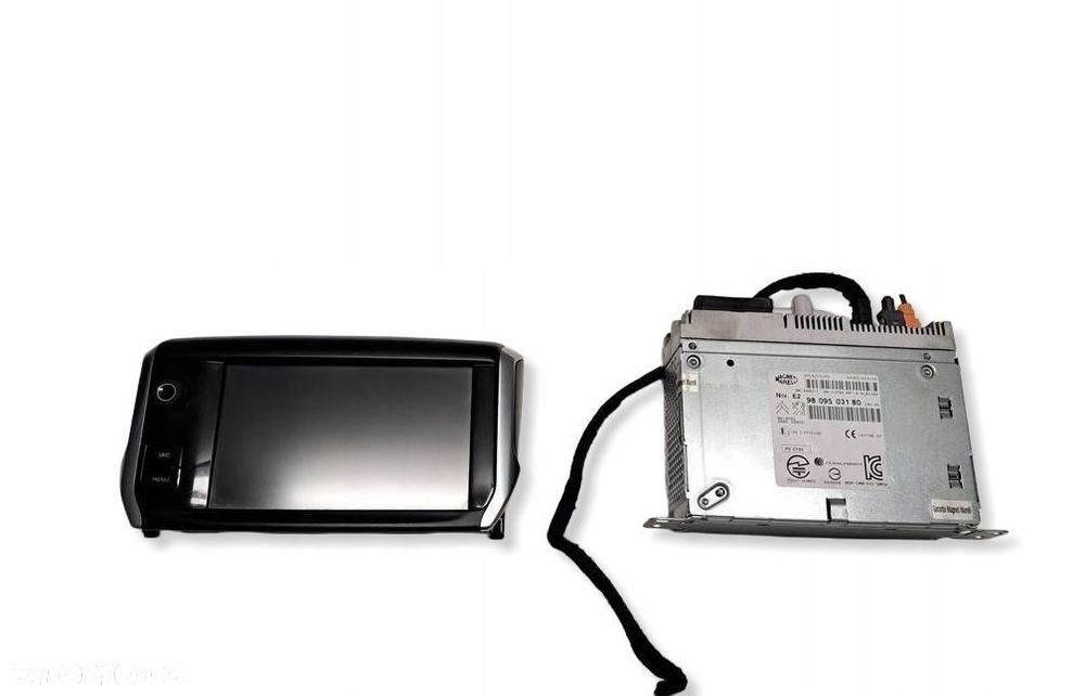 peugeot 2008 208 radio 9809503180 wyświetlacz 9805301780 tablet monitor - 1