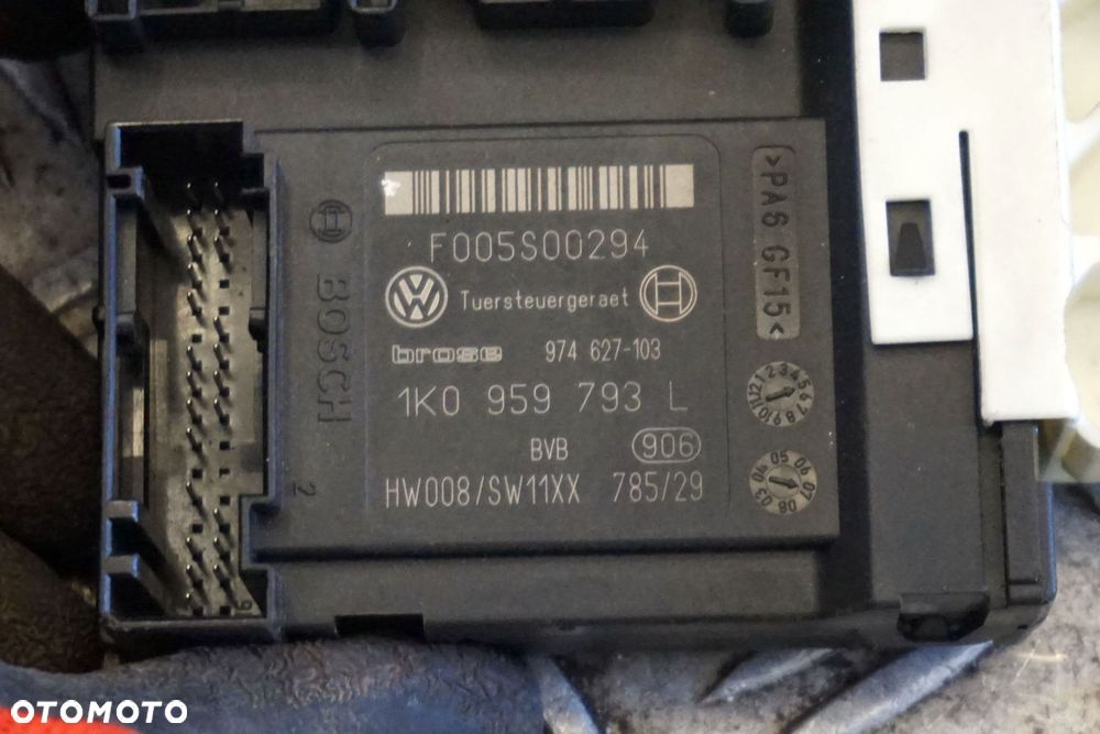 SILNICZEK SZYBY LEWY PRZÓD PASSAT B6 1K0959793L 1K0959701P VOLKSWAGEN 2005-2010 - 3