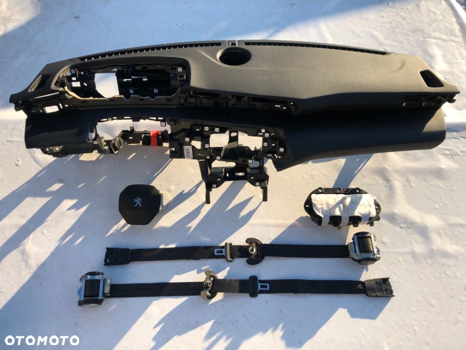 PEUGEOT 508 2 II DESKA KONSOLA KOKPIT PULPIT PÓLKA PARAPET AIRBAG PODUSZKA FOTELOWA KURTYNA naprawa - 3