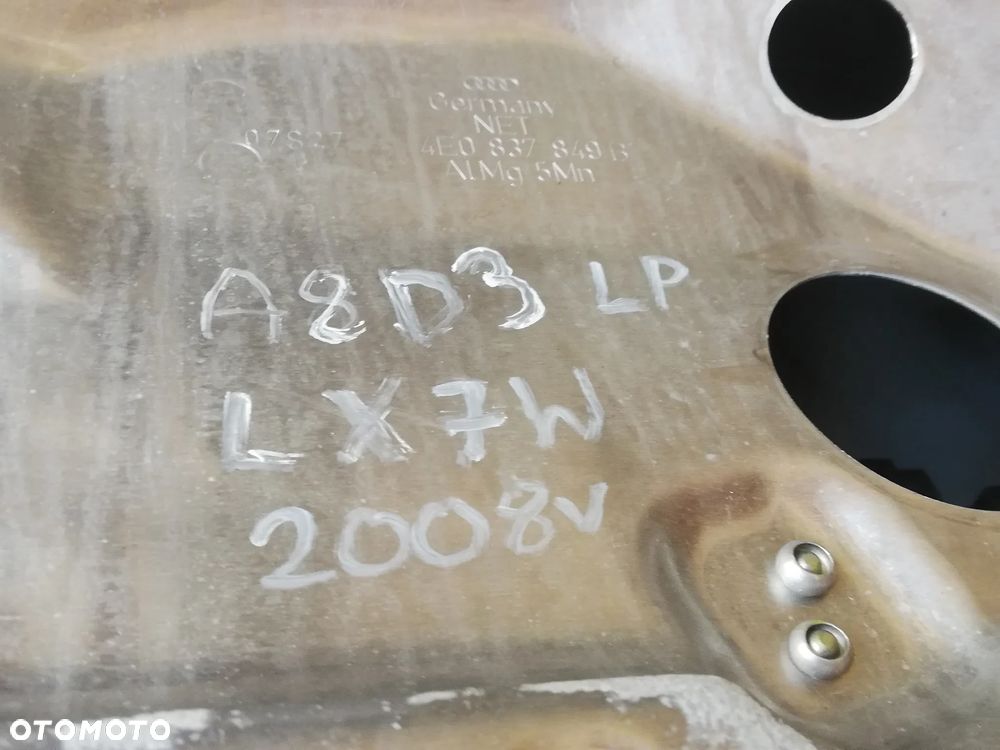 DRZWI Prawy Przód AUDI A8 D3 Sedan LX7W - 2