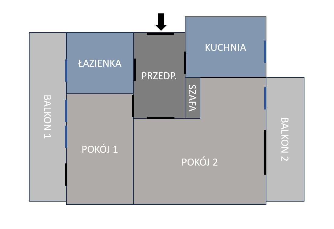 Super mieszkanie 52m, 2 pokoje i osobna kuchnia! Dostępny garaż.