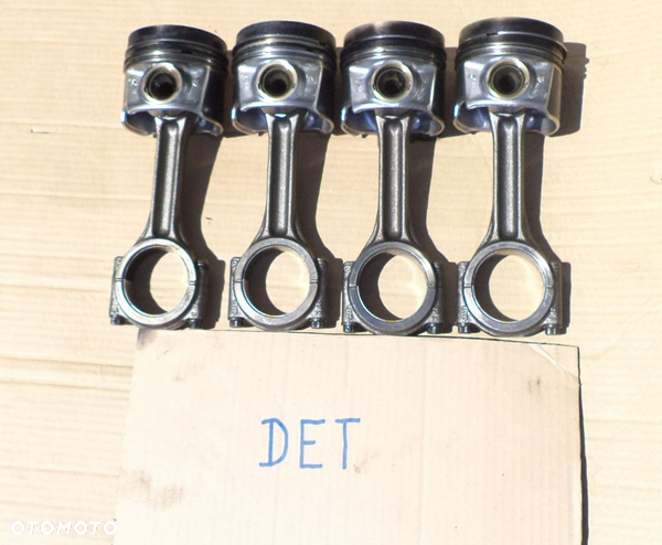 TŁOK TŁOKI KORBOWÓD AUDI VW 2.0 TDI DET