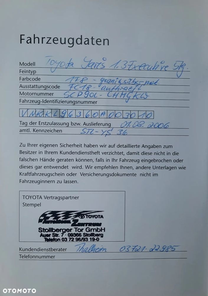 Toyota Yaris 1.3 VVT-i Executive - 17