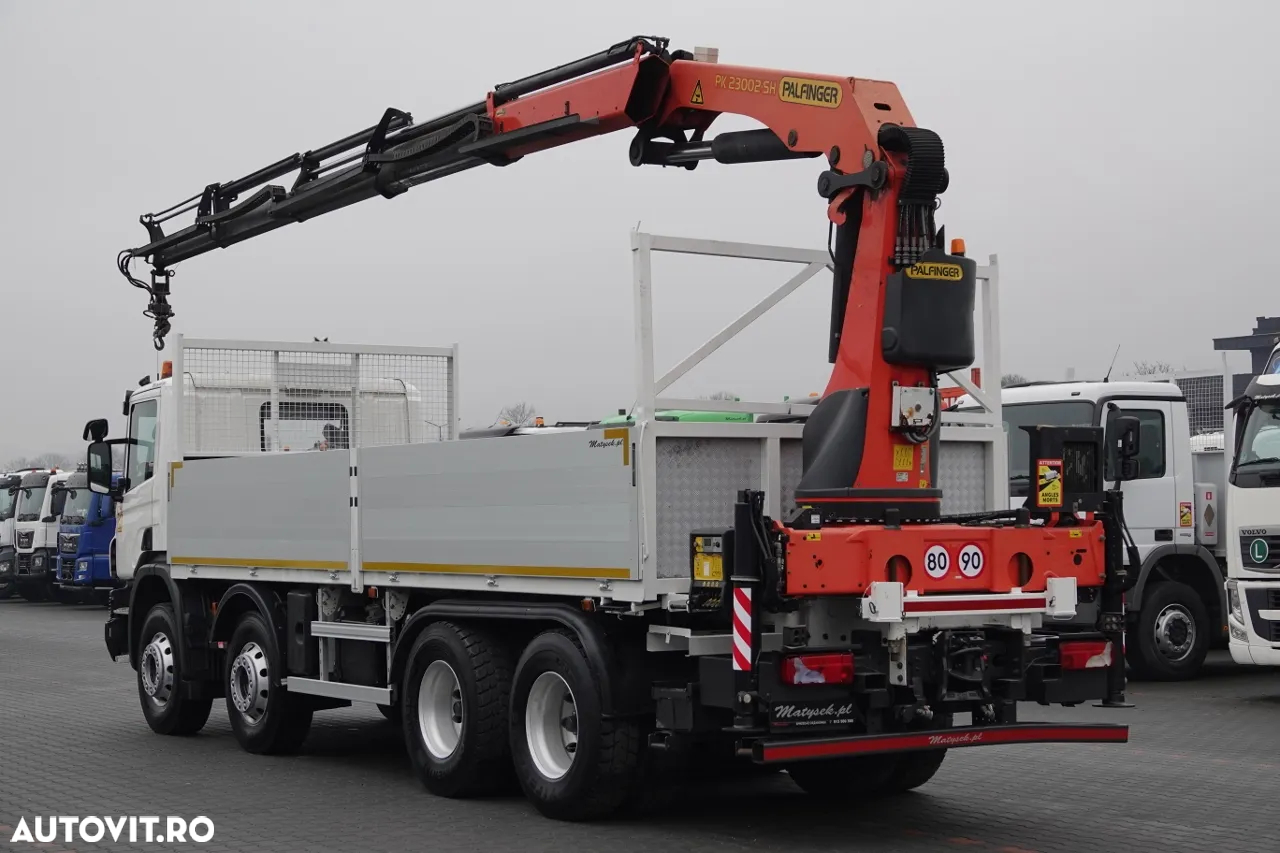 Scania P 450 / 8x4 / HDS PALFINGER PK 23002 / CUTIE - 7 metri / EURO 6 / RADIO CONTROL - 2
