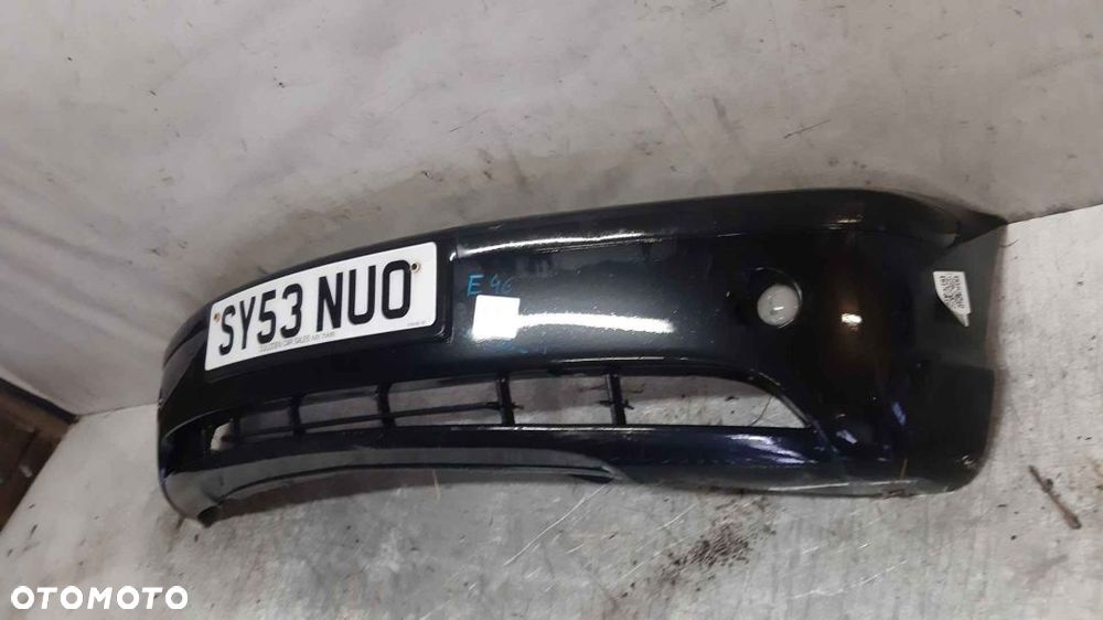 ! ZDERZAK PRZÓD PRZEDNI BMW E46 SEDAN TOURING KOMBI LIFT FL SCHWARZ II 2 CZARNY - 4