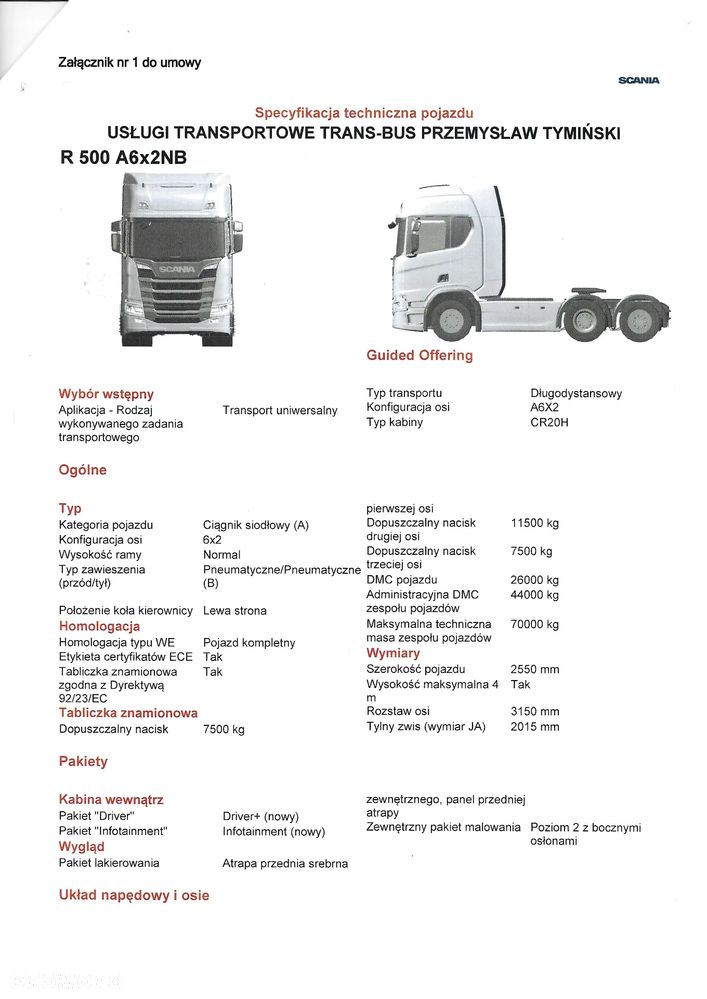 Scania R500A6X2NB  RETARDER KONTRAKT SCANIA - 12