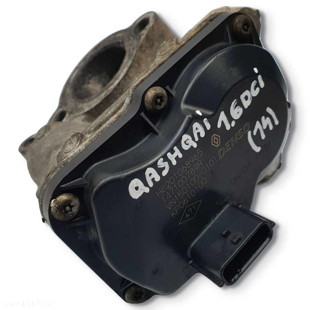 ZAWÓR EGR Nissan Qashqai 1.6 DCI denso H8201068965 147100789R - 1