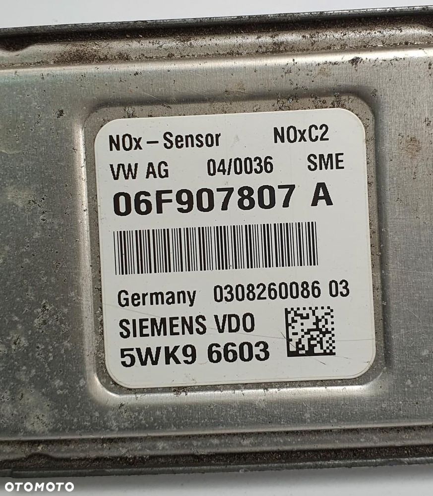 SONDA LAMBDA CZUJNIK MODUŁ NOX AUDI A3 8P 2.0 FSI 06F907807A - 3