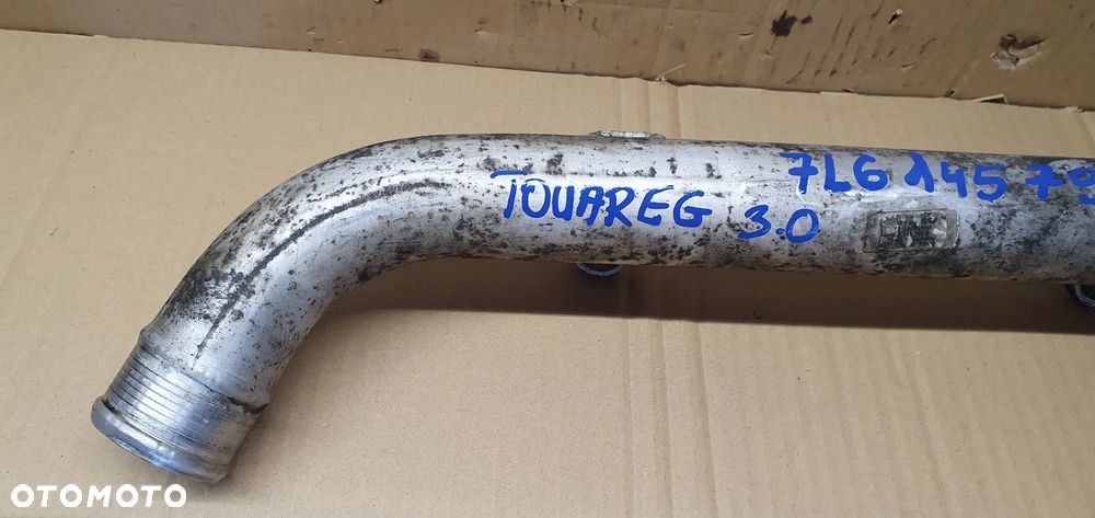 Przewód wąż rura intercoolera VW Touareg 3.0 TDI 7L6145795H - 2