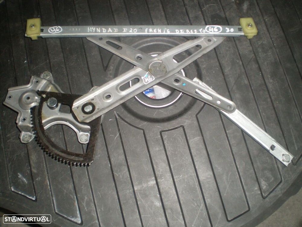 Elevador Sem Motor S/REF046 HYUNDAI I20 2008 5P FD HYUNDAI I20 2009 1.2I 78CV 5P VERMELHO FD HYUNDAI  I20 1 FASE 1 2009 1.4CRDI 90CV 5P BRANCO FD - 1