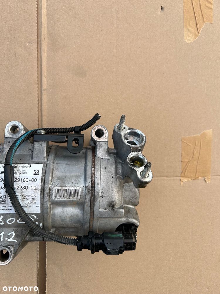 Citroen Peugeot kompresor klimatyzacji 1.2 thp 9827529180 3008 II 5008 II 308 T9 C4 Picasso II - 2