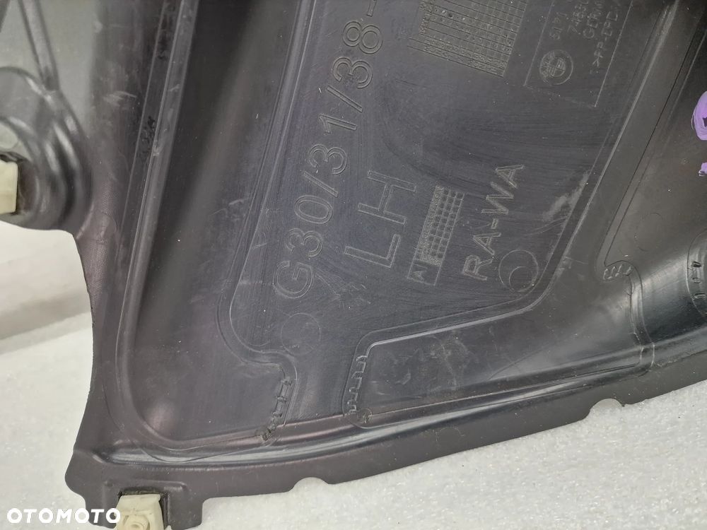BMW G30 / G31 / G38 M-PAKIET 20- TRÓJKĄT NADKOLE LEWE PRZEDNIE PRZÓD , NR 51718082211 / 8082211 , NR AUKCJI N970 - 4