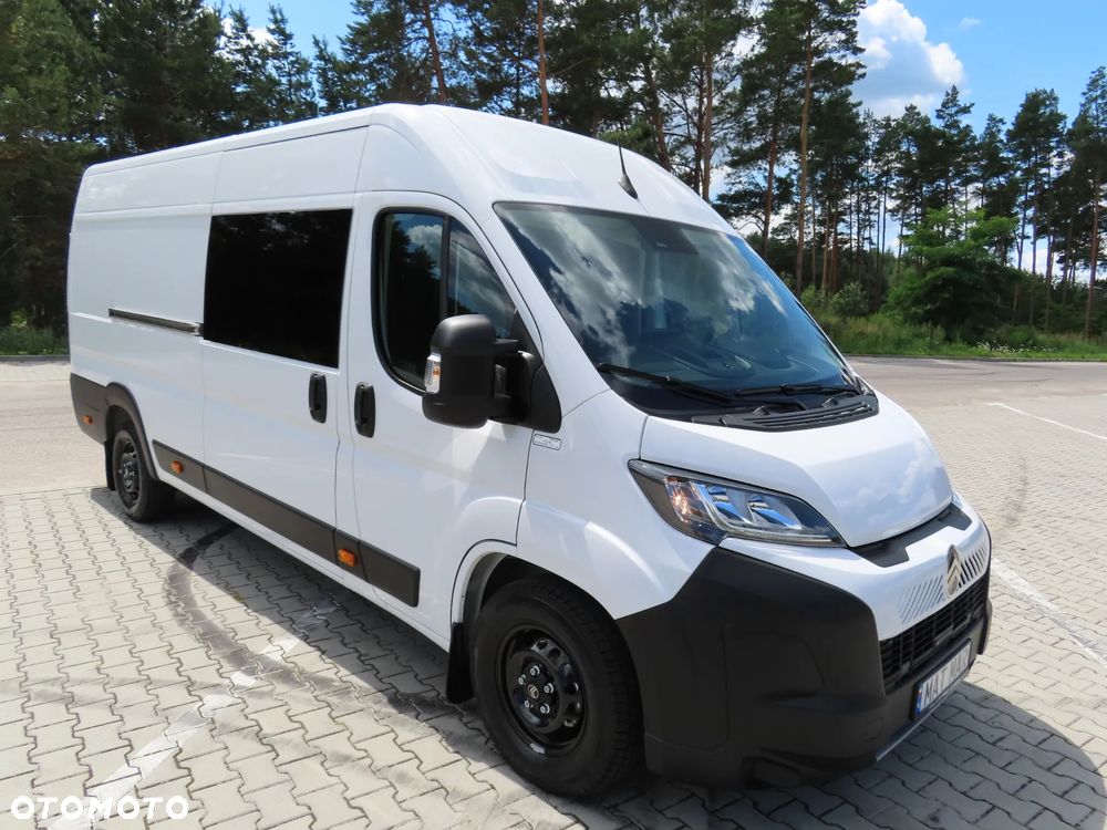 Citroën JUMPER Heavy 2.2 H3-Power 180 KM AT8 Automat L4H2 MAXI DOKA Dubel Brygadowy MIXTO 7-Mio Os.+1025 Kg Ład. Rozstaw Osi 4035 mm WZMACNIANY FULL OPCJA Wyposażenia Gwarancja Fabryczna HAK 3000 KG Stan Auta Jak Z Salonu NOWY - 8