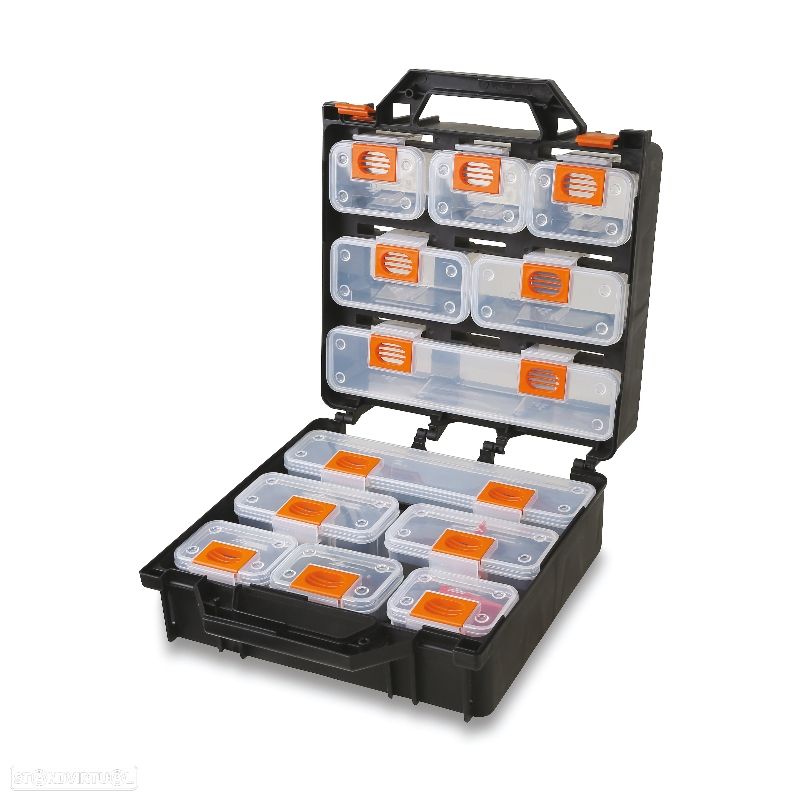 beta organizer tool case with 12 removable tote-trays 51900001 - 1