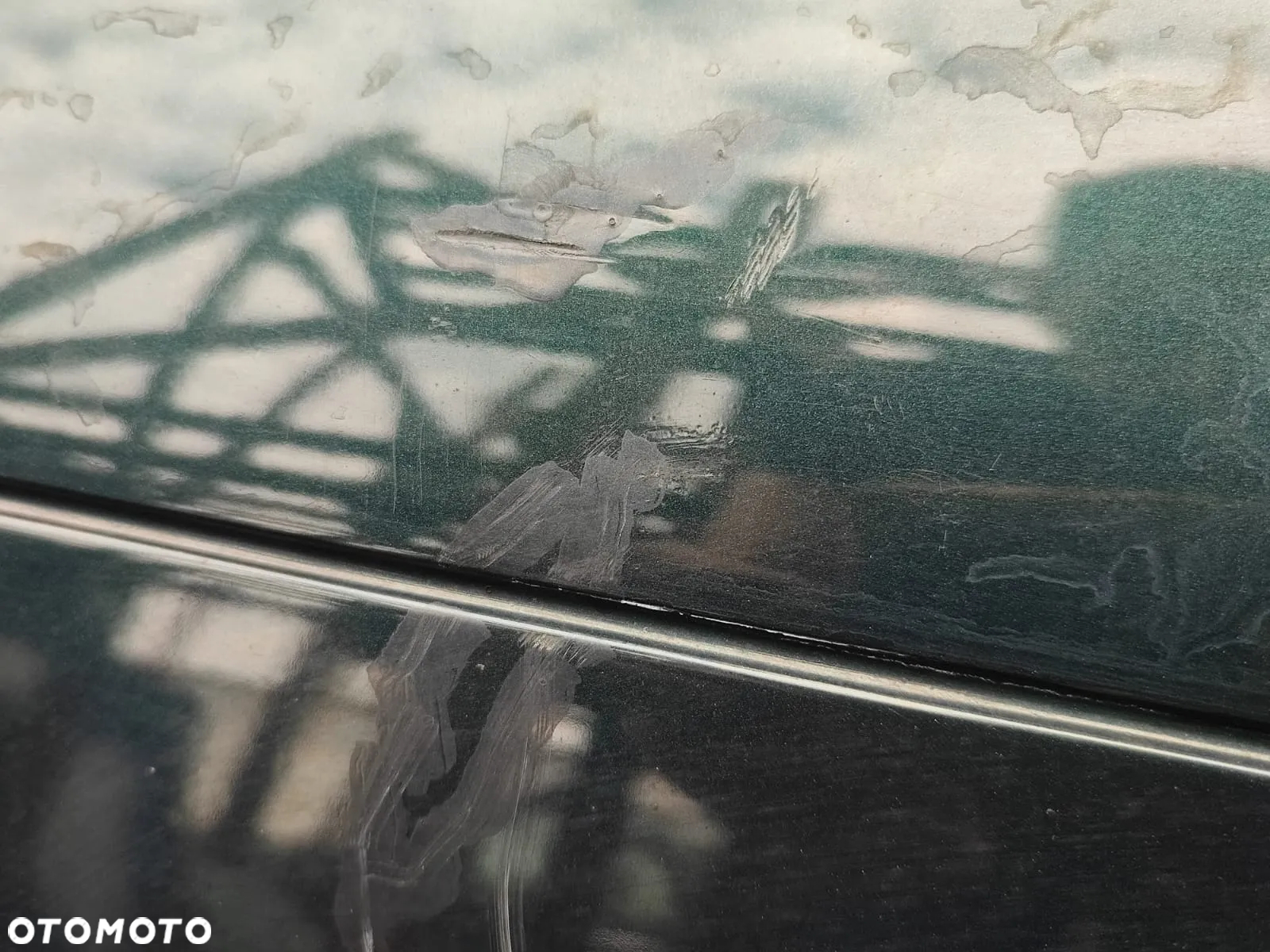 BMW E61. ORYGINALNY KOMPLETNY ZDERZAK TYŁ + CZUJNIK PDC POD HAK WESTFALIA, W KOL. TIEFGRUEN METALLIC O KODZIE LAK. A43 O NR: 0 306 983 OEM. W DOBRYM STANIE. - 10