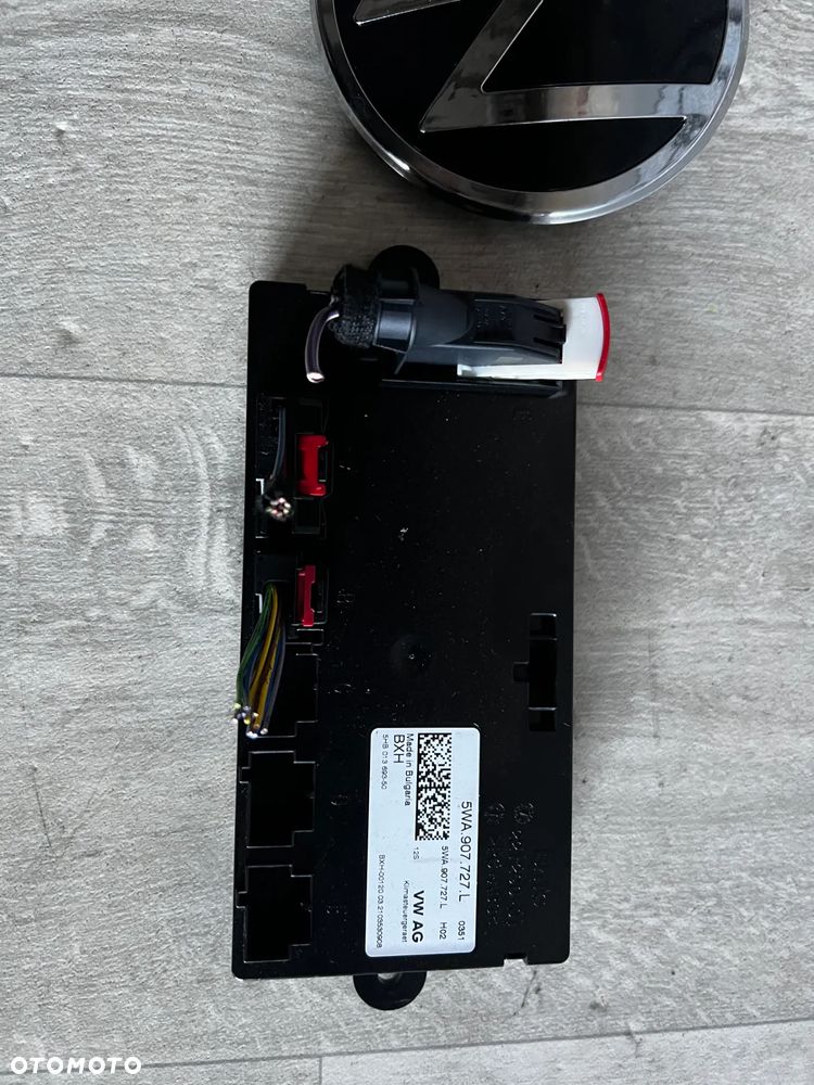 VW CADDY SKODA OCTAVIA IV MODUŁ STEROWNIK KLIMATYZACJI 5WA907727L - 2