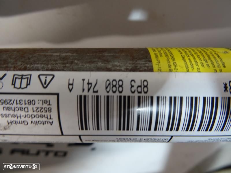 Airbag De Cortina Esquerdo Audi A3 (8P1)  8P3880741a / 8P3 880 741 A - 6