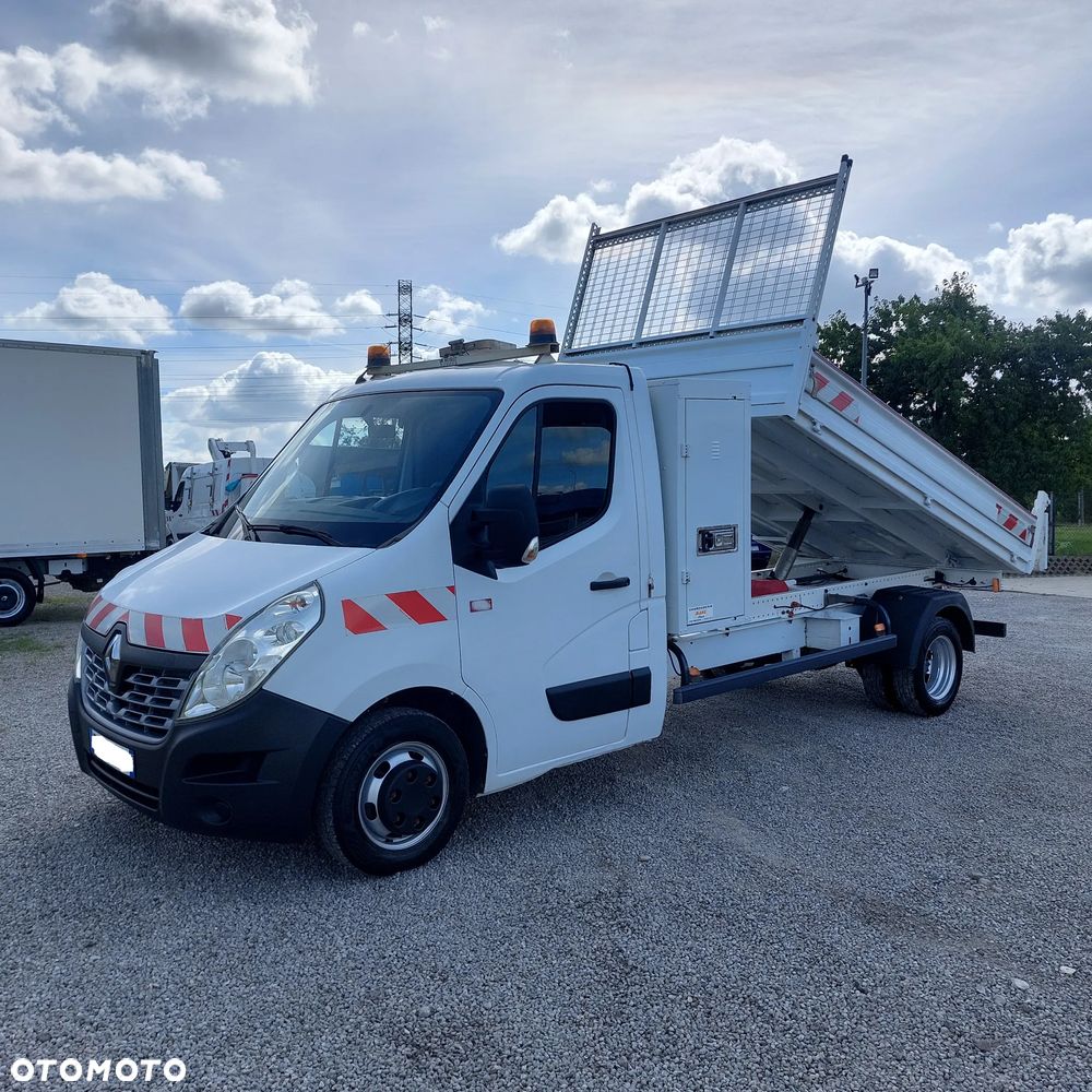 Renault Master/ wywrotka aluminiowa/ kamera cofania/ gwarantowany przebieg/klima/ hak/ Francja - 1