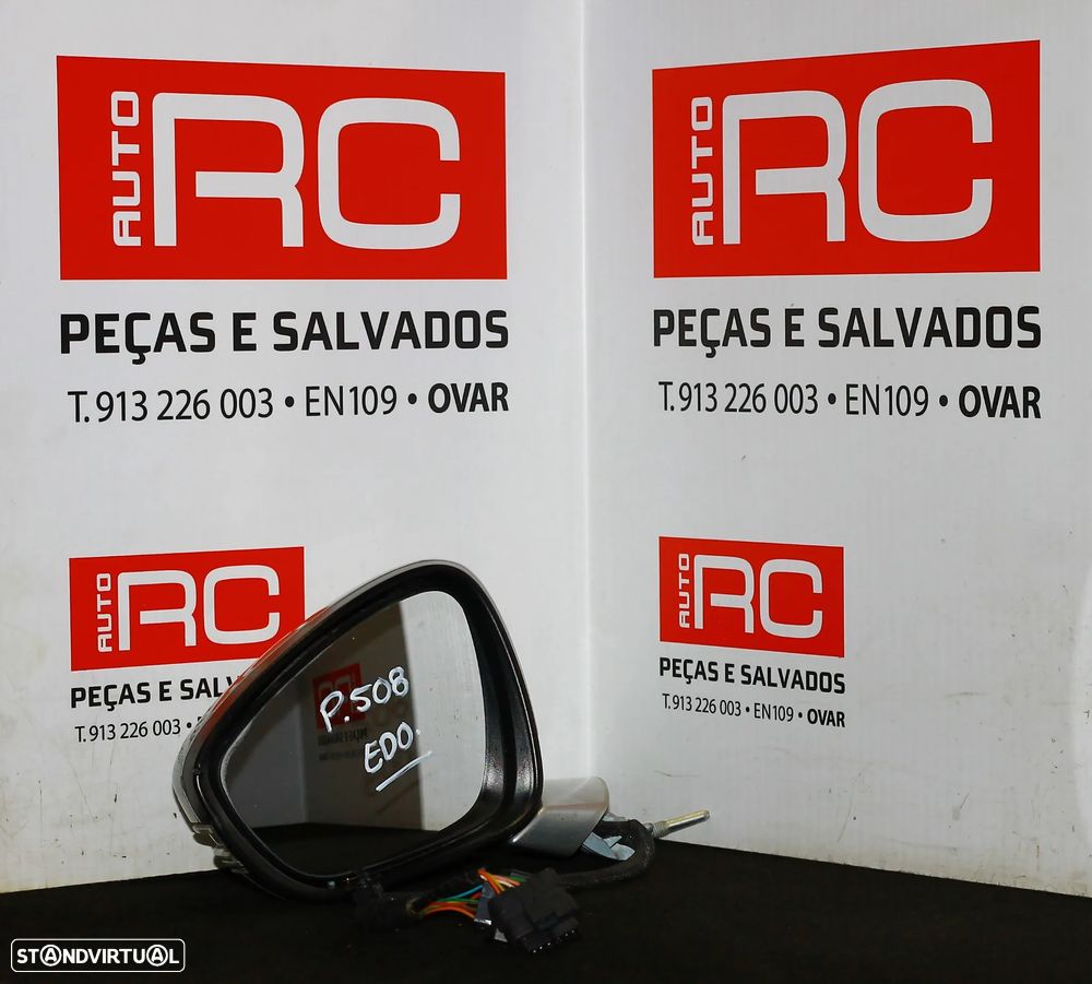 ESPELHO RETROVISOR ESQUERDO PEUGEOT 508 - 1