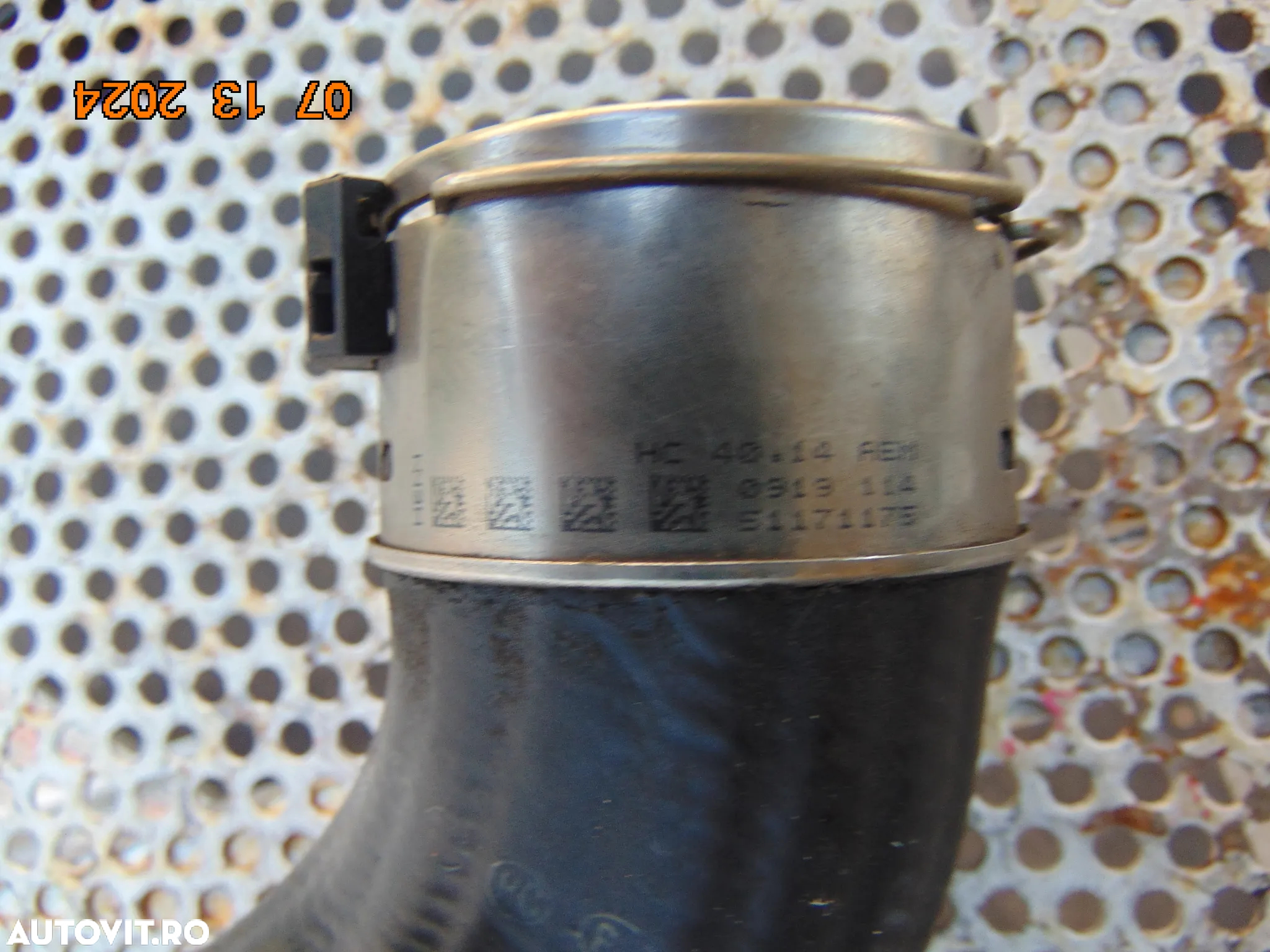 Furtun aer intercooler nissan qashqai j11 megane 4 clio kangoo renault dacia duster lodgy jokker 1,5 euro 6 - 4