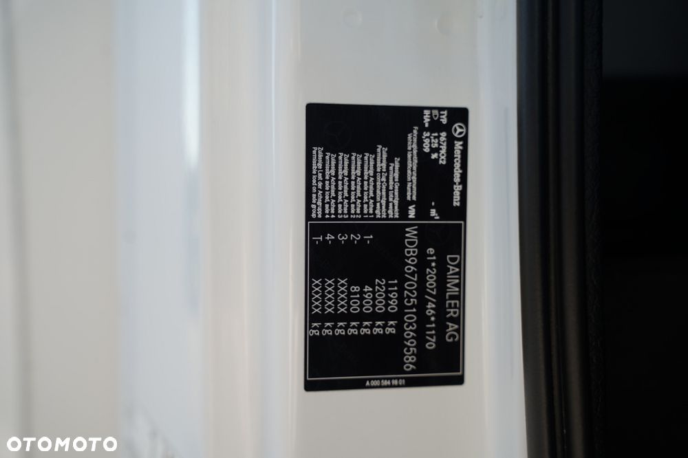 Mercedes-Benz ATEGO 1221 / 4X2 / KONTENER / WINDA DHOLLANDIA - 1 500KG / AUTOMAT / EURO 6 - 38
