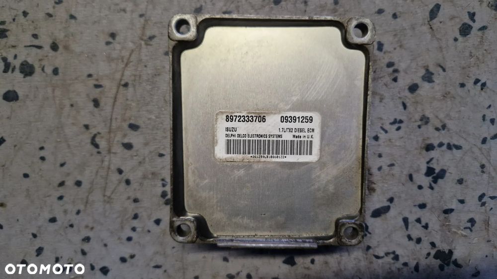 OPEL CORSA C COMBO 1.7 DTL STEROWNIK SILNIKA 09391259 - 2