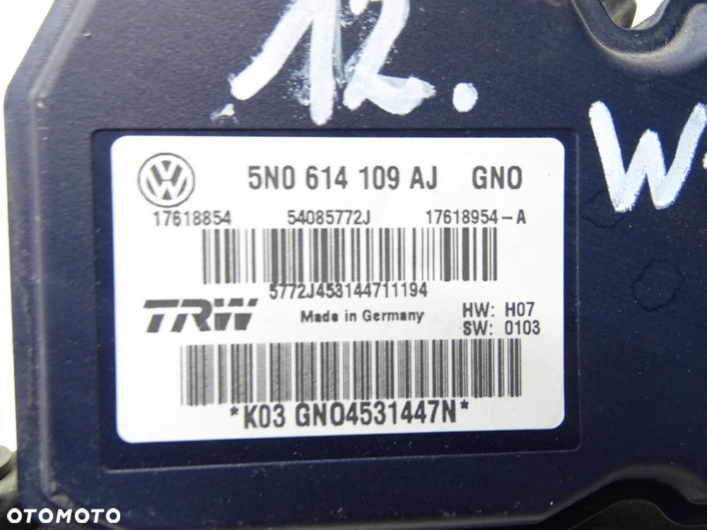 POMPA HAMULCOWA ABS 5N0614109AJ AUDI Q3 8U 2.0 TDI - 6