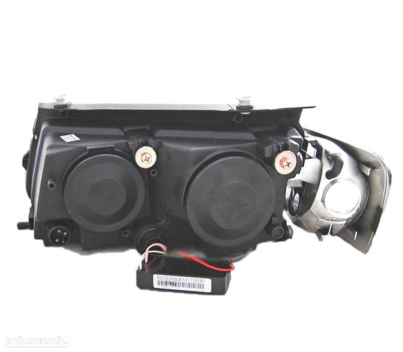 FARÓIS VOLKSWAGEN VW PASSAT B5 3B 96-00 ANGEL EYES CCFL CROMADO - 3