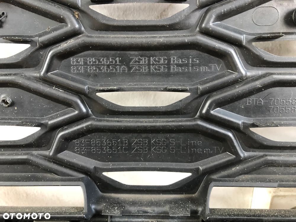 zg-1 grill atrapa zderzaka audi q3 s-line 83a807683c (2011 – 2018) -gwarancja - 9