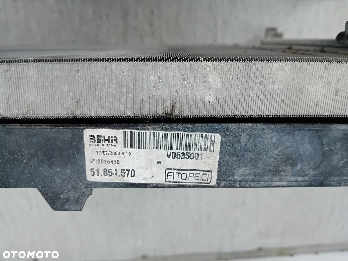 CHŁODNICA WODY Z WENTYLATOREM FIAT FIORINO IV 51.854.570 1.3 JTD - 7