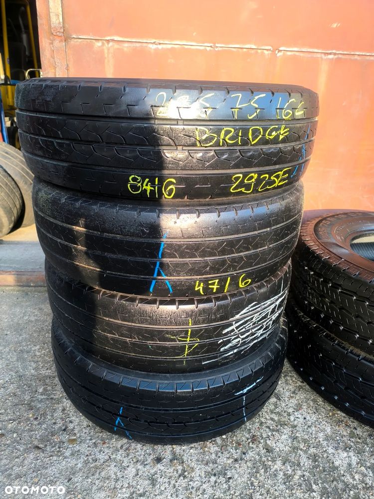 225/75R16C 118/116R Opony Letnie Lato CONTINENTAL VancoCamper 8mm BRIDGESTONE DURAVIS R660 8,5-5mm Legnica ALU-RAD 225/75 - 2