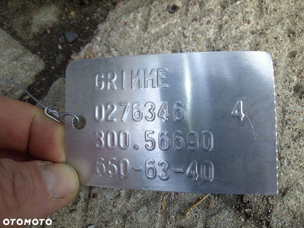 Taśma do kombajnu, górka palcowa grimme  300.56690 - 2