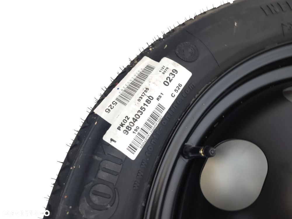 CITROEN C5 III X7 KOŁO DOJAZDOWE ZAPASOWE DOJAZDÓWKA 18 135/80/18 5x108 LEWAREK KLUCZ KOMPLET - 4