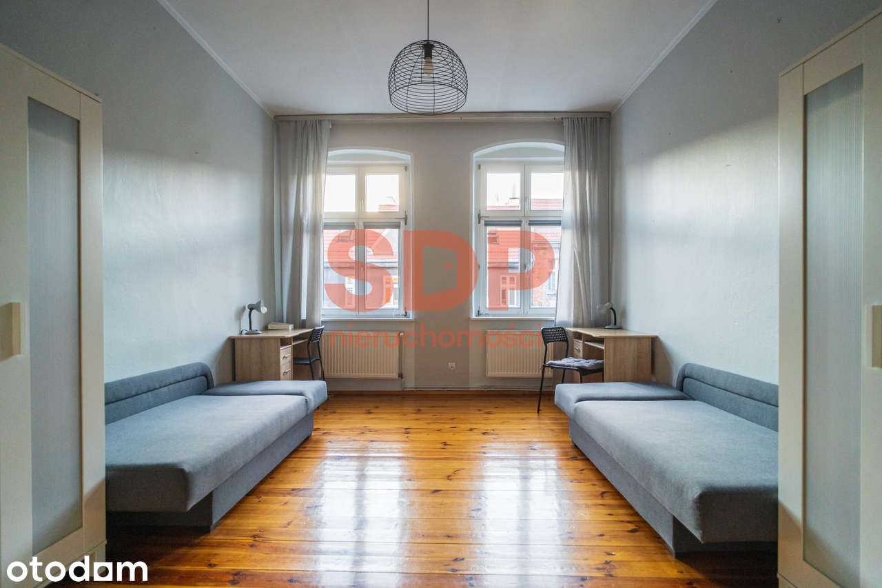 2 rozkładowe pokoje w centrum | oddzielna kuchnia