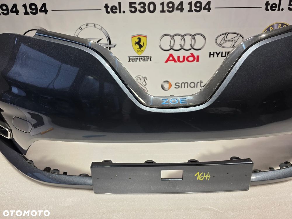 RENAULT ZOE LIFT 18- ZDERZAK PRZEDNI PRZÓD + 2x KRATKA BOCZNA + CHROM GRILLA , NR 620223129R , NR AUKCJI NZ1644 - 19