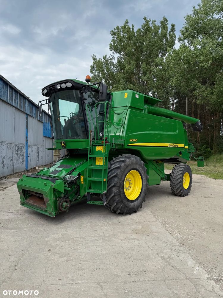 John Deere W540 6.8L 280KM HYDROSTAT 4x4 KLIMA GPS HEDER 6.2m Z WÓZKIEM 1800Mth 2012r W ORGINALE IGŁA - 3