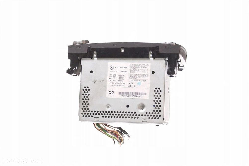 RADIO CD MERCEDES SLK W171 R171 07r A1718200386 - 13