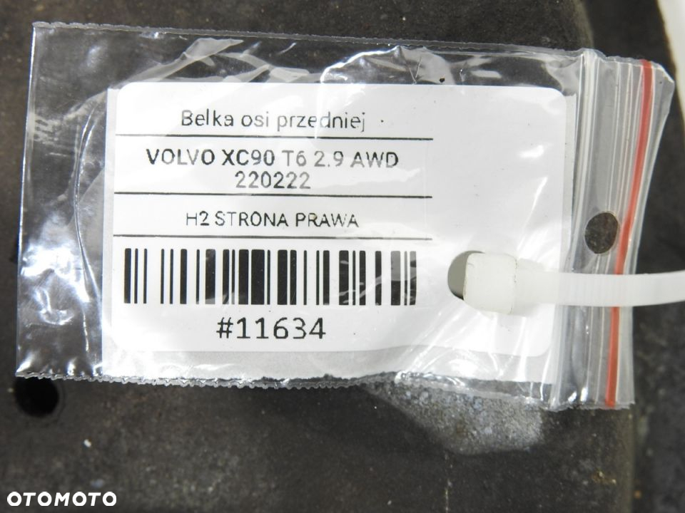 WÓZEK SANKI PRZÓD VOLVO XC90 I T6 2.9 - 13
